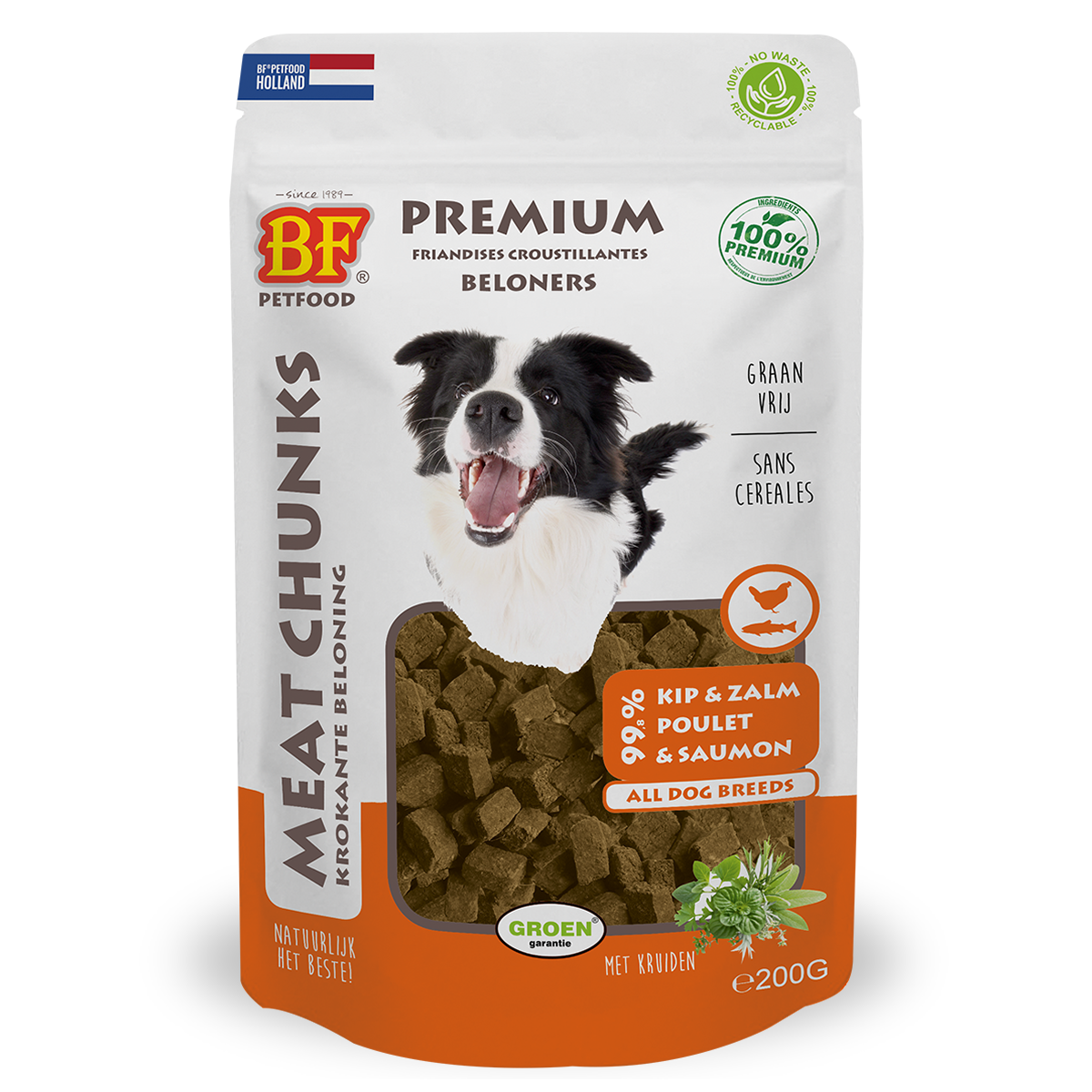 Meat Chunks Kip & Zalm