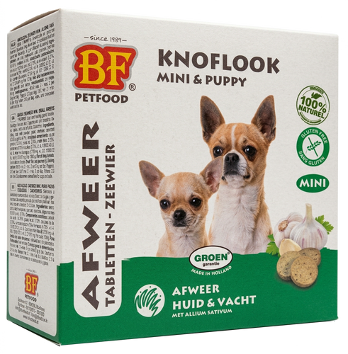 Knoblauch-Algen-Mini tabletten