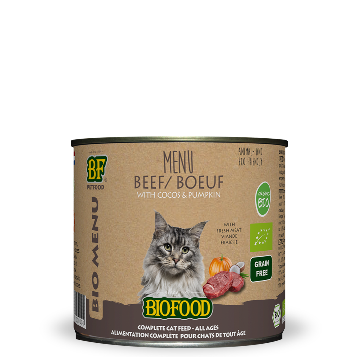 Bœuf bio BIOFOOD - Menu