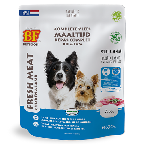 Vleesvoeding compleet Kip/Lam