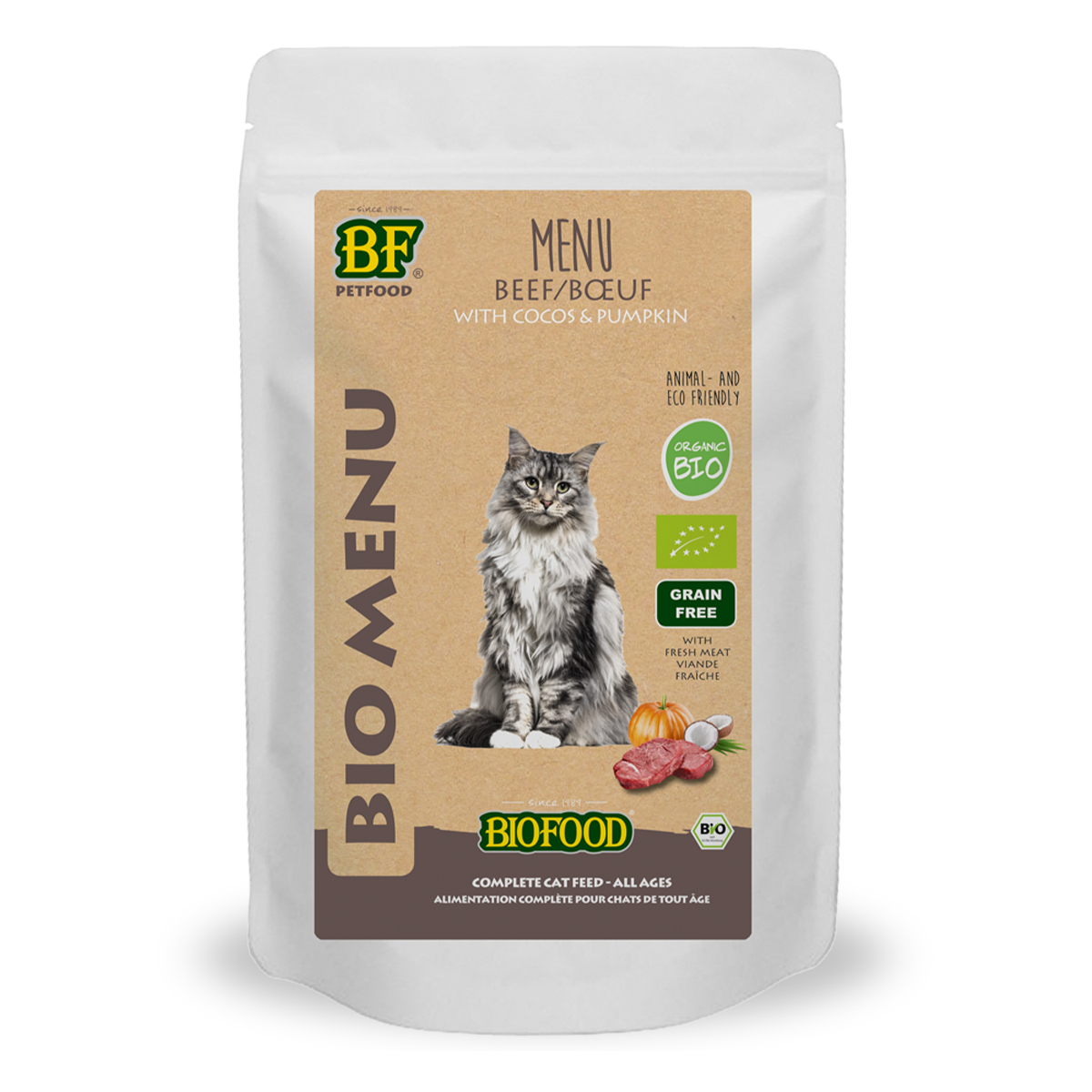 Bœuf bio BIOFOOD - Menu