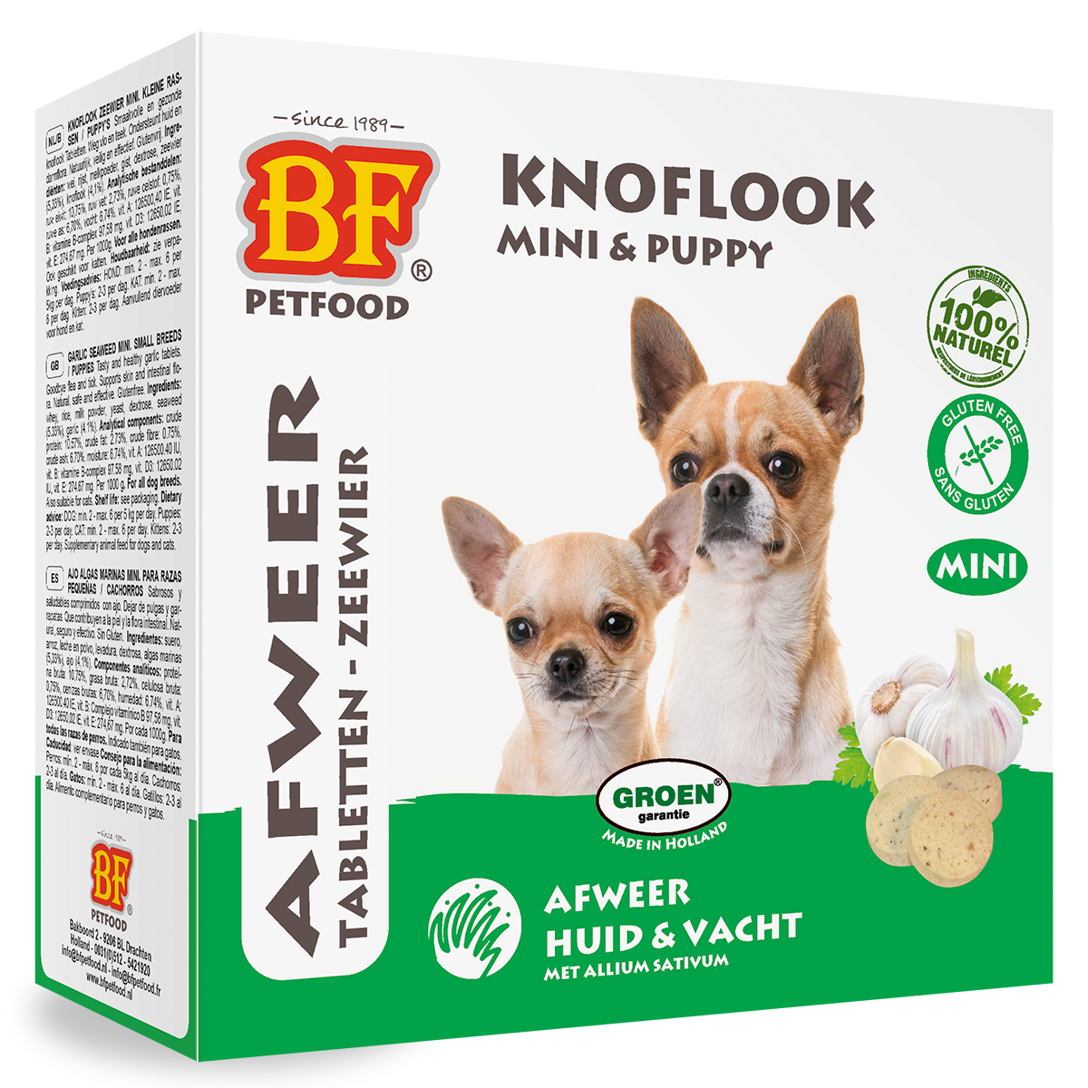 Knoflook - Zeewier Mini Tabletten